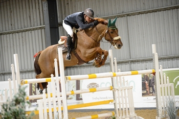 Paul Barker takes the win in the Winter Grand Prix at Northcote Stud
